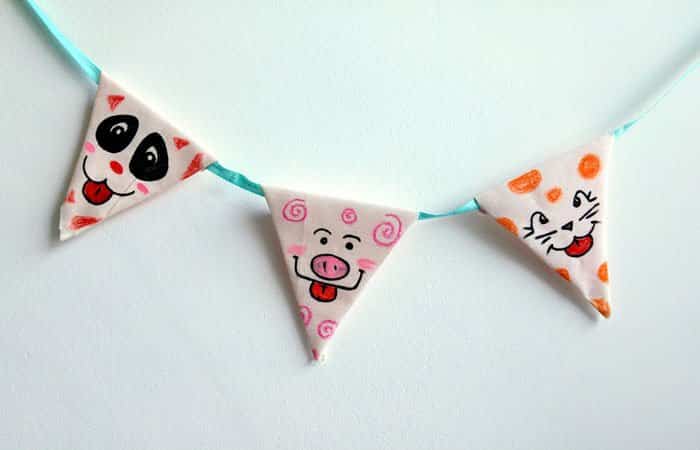 Cómo crear una guirnalda de banderines decorativos para tu fiesta infantil