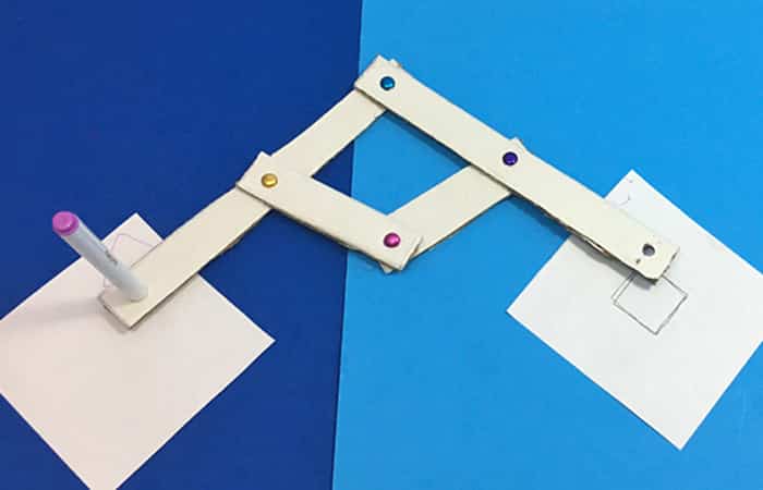 Cómo hacer un pantógrafo casero para duplicar dibujos