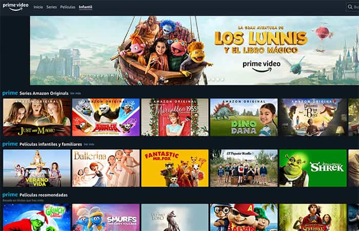Películas de Prime Video por edades para ver en familia