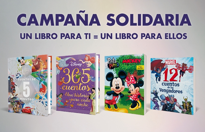 Libros Disney fomenta la lectura entre niños en riesgo de exclusión con más de 380.000 libros donados