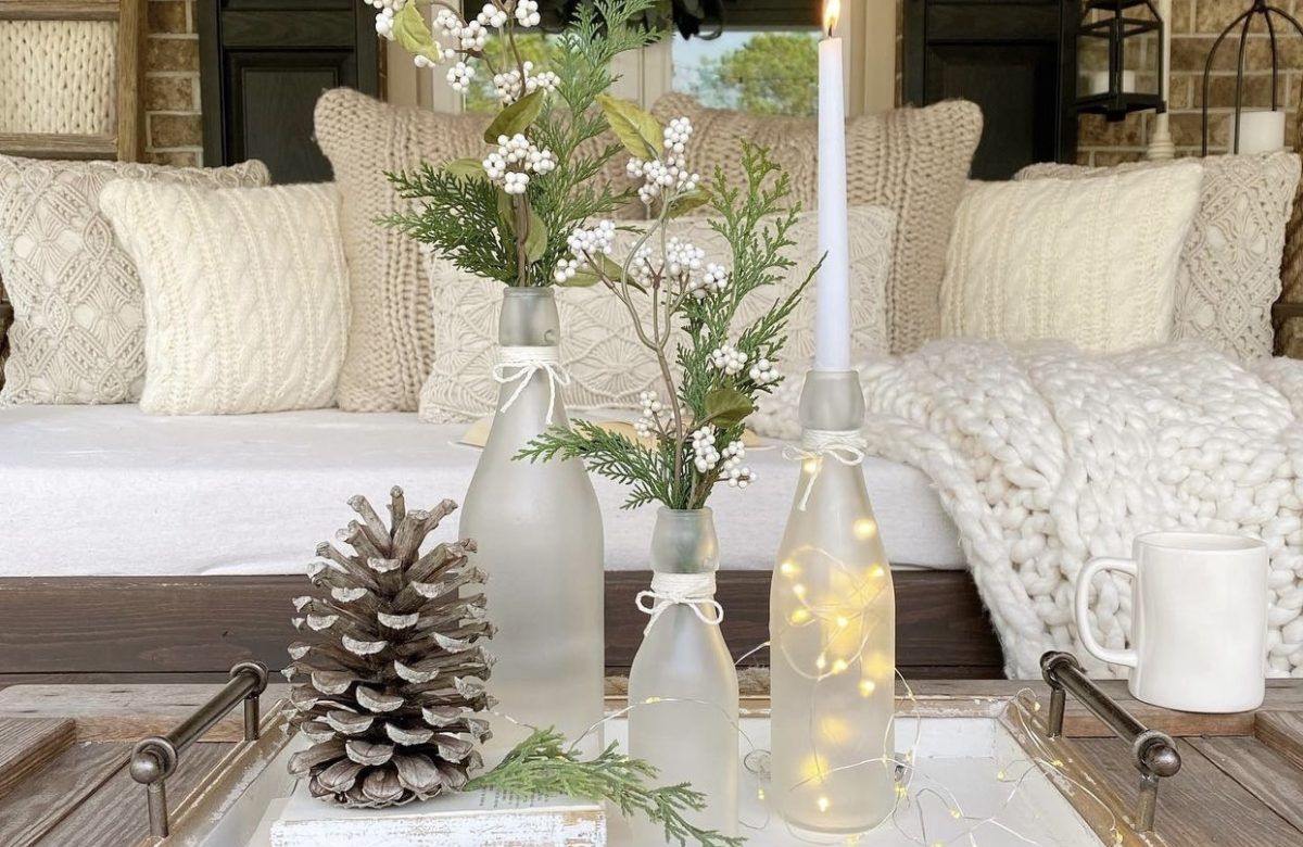 5 Ideas para convertir botellas usadas en jarrones decorativos