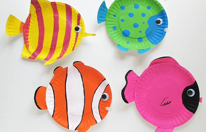5 Manualidades de verano con platos de cartón