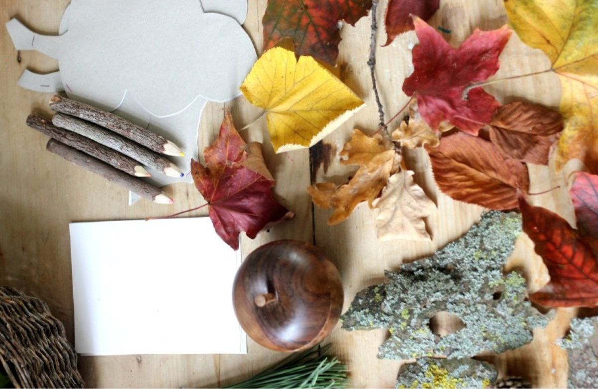 Haz una mesa de estación de otoño siguiendo el método Waldorf