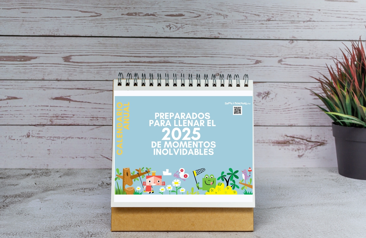 Calendario descargable Sapos y Princesas: preparados para llenar el 2025 de momentos inolvidables